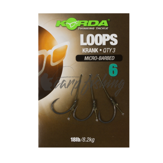 Вързани куки Korda Krank Loop Ready Tied Rigs