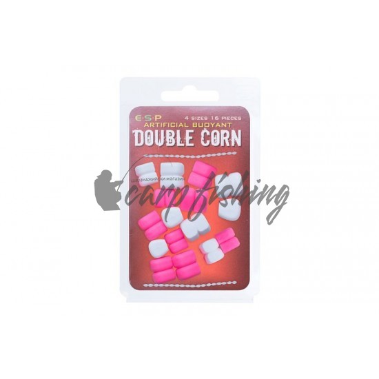 Плуваща силиконова царевица двойна ESP DOUBLE CORN Pink / White