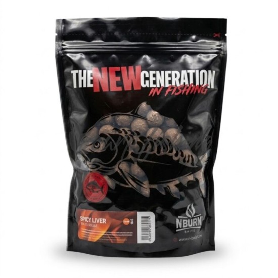 Протеинови топчета BASELINE SPICY LIVER 20mm 1kg – N-Burn Baits